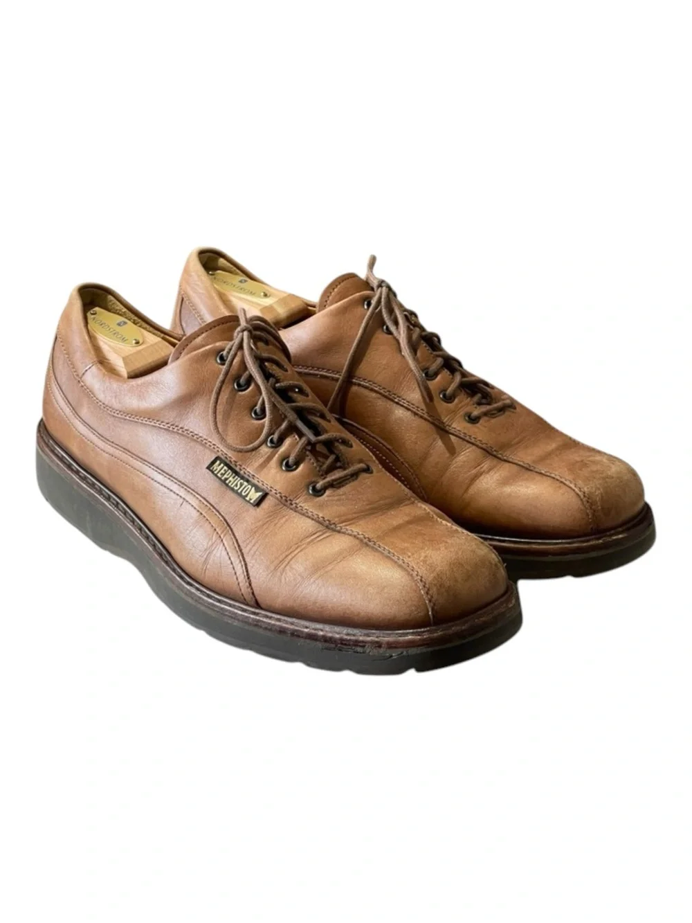 Mephisto ψ Abel Air Walk Goodyear Oxford Lace Up Shoes ψ Chestnut Leather ψ 9.5
